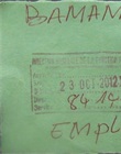 Reçu de dépôt (SC)